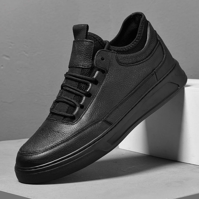 

Spring 2025 Men's White Sneakers - Couple Style, Trendy & Versatile, Lightweight Breathable & Height-Increasing
