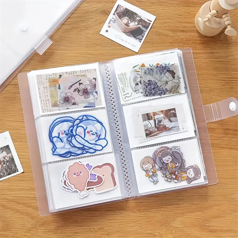 Jewelry Dustproof Storage Book Business Card Bank Card Storage Ticket Collection Portable Card Storage Album 3 Inch Multi Slots