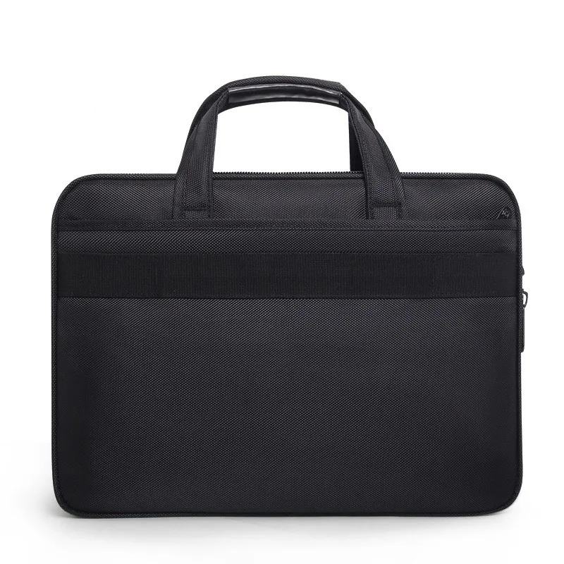 Nesitu High Quality Large Capacity A4 Oxford 14 15.6 inch Laptop Men Briefcase Business Bag Handbag Shoulder Messenger Bag M6408