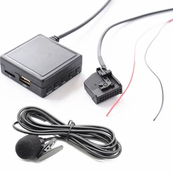 18Pin 3.5mm Audio AUX IN Bluetooth Microphone Cable Adapter For Mercedes Benz Comand 2.0 W203 W209 W211