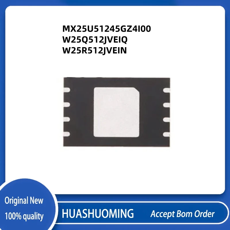  New  5Pcs/LoT  MX25U51245GZ4I00  MX25U51245  WSON-8  FLASH-NOR     W25Q512JVEIQ W25Q512  25Q512JVEIQ   WSON-8