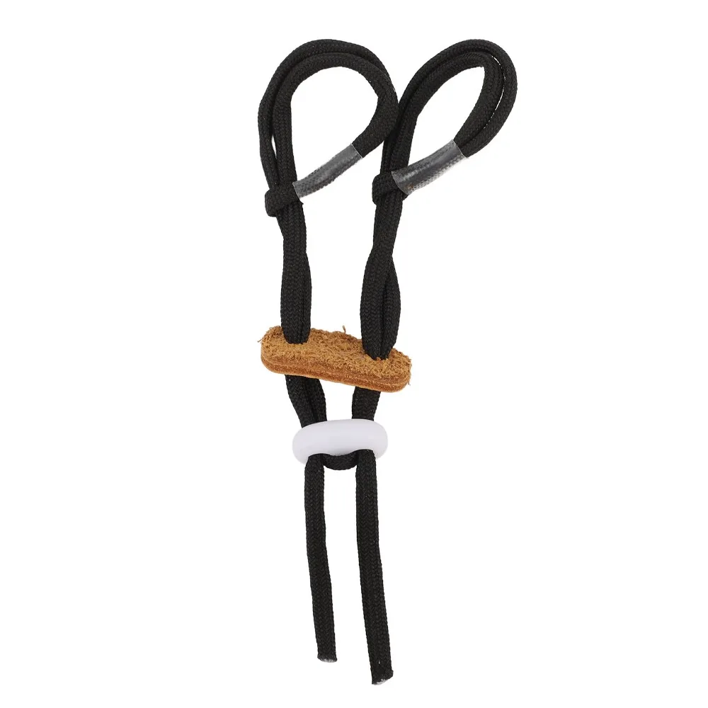 Adjustable Fingersling Archery Finger Sling Improved Stability Archery Bow Rope Hand Guard Polyester Finger Sling