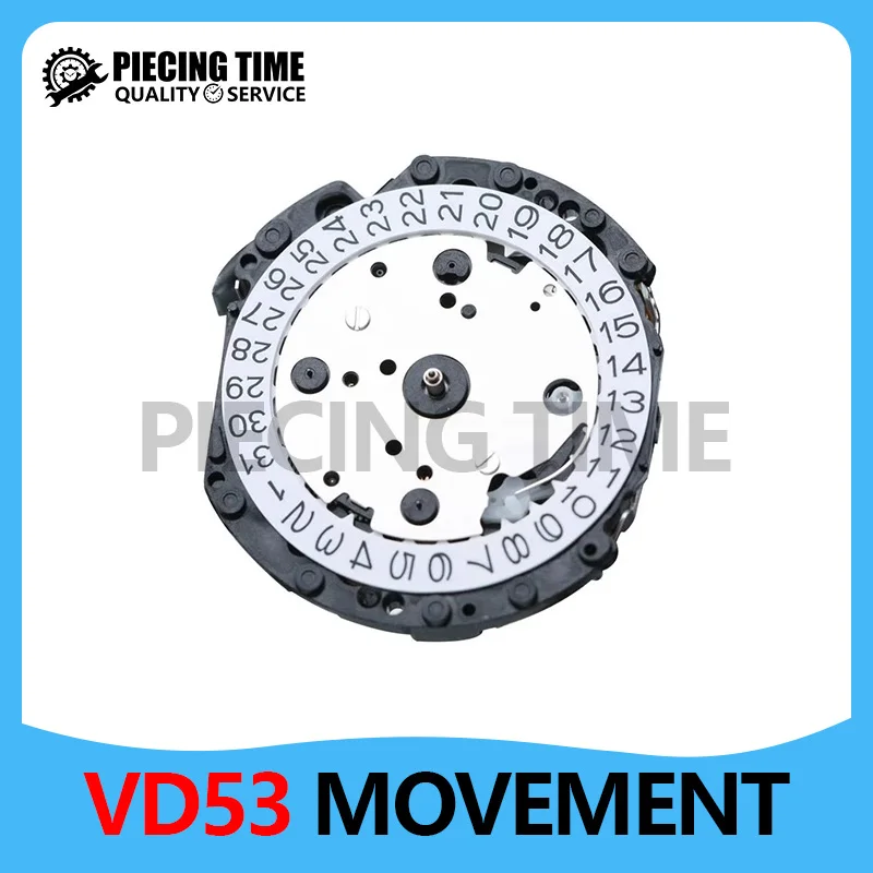 Japan Replaces VD Series VD53C VD53 Repair Parts Watch Movement VD53 Quartz Crystal Watch Movement Chronograph