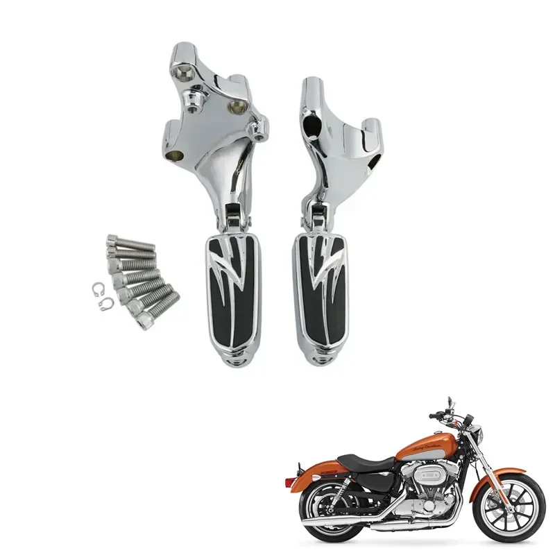 

Подножки с монтажными кронштейнами для Harley 883 1200 XL Sportster 2014-2017, аксессуары для мотоциклов, аксессуары