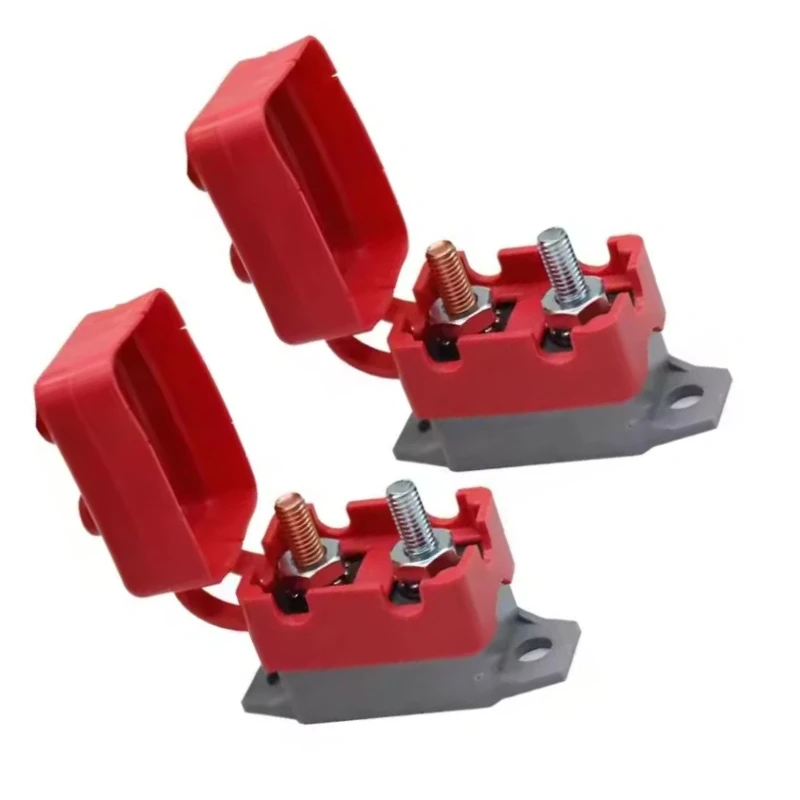 (1 Pack)12V Circuit Breaker Cover Dual Battery Fuse Automatic Auto Reset 10/15/20/25/30/40/50A Circuit Breaker for Car Boat