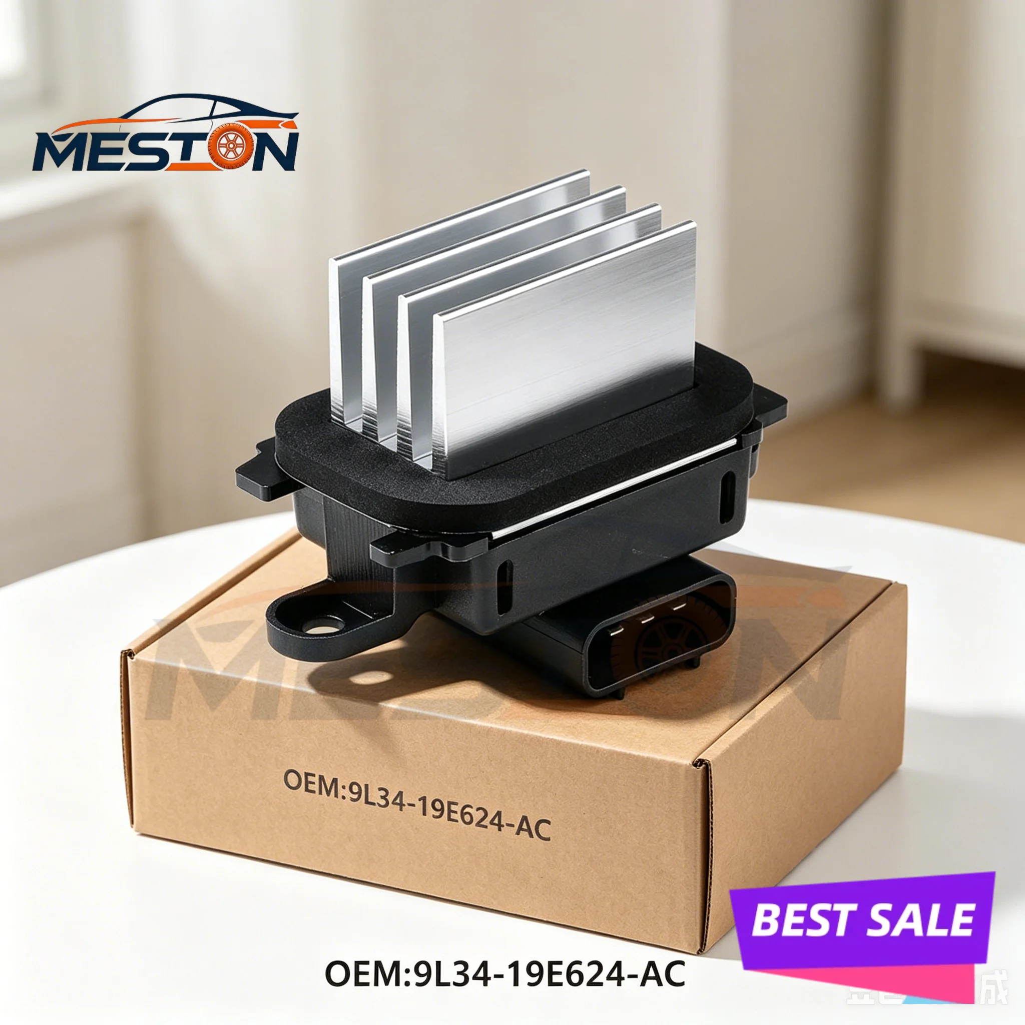

9L34-19E624-AC For Ford Escape Expedition Explorer F-150 F-250 F-350 F-550 Mustang Taurus Freestyle Flex Blower Motor Resistor