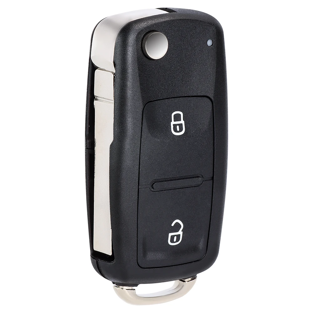 DIYKEY Odwróć zdalny pilot samochodowy 2 przyciski 315/434 MHz CAN ID48 do VW Volkswagen Transporter Amarok 7E0 837 202 AD, 7E0837202AD