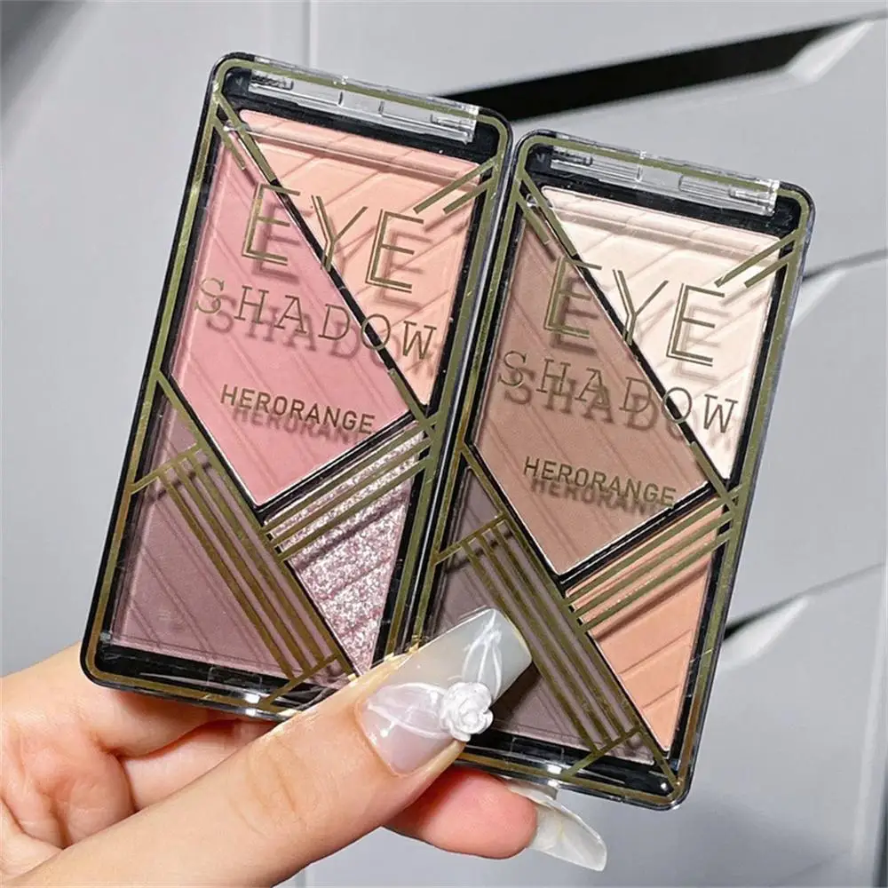 1/2/3PCS Four Colors Four-color Eye Shadow Plate The Powder Is Delicate Easy To Extend Palette Eyeshadow Universal