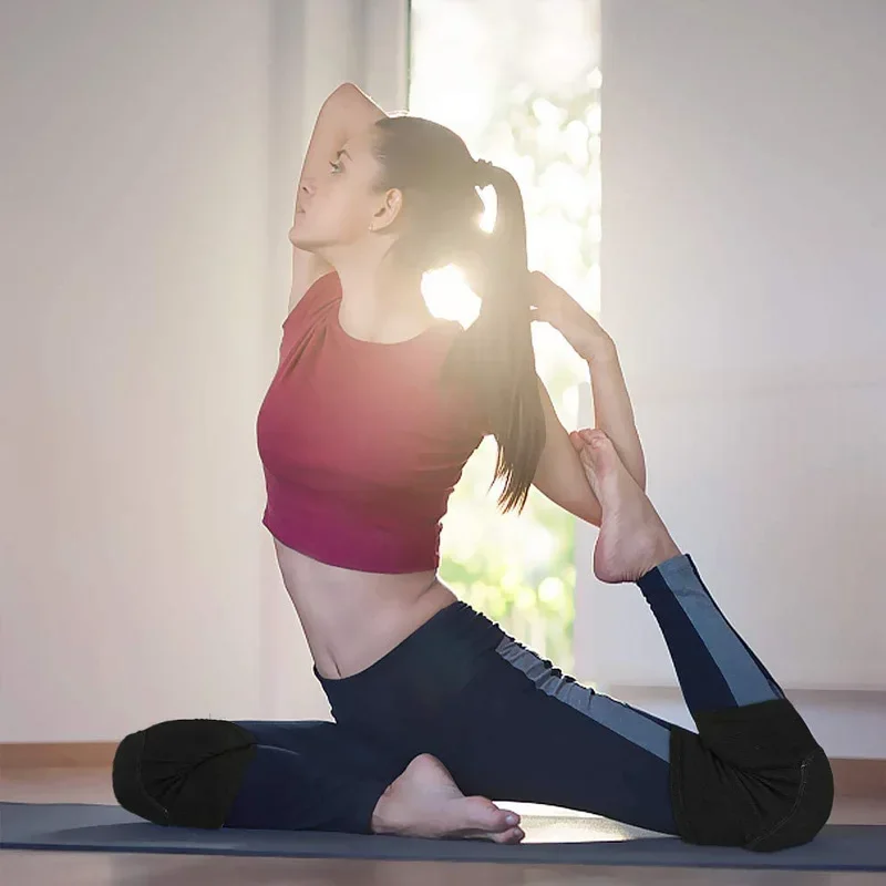 WorthWhile Tanz-Knieschoner für Volleyball Yoga Damen Kinder Herren Patella-Stütze EVA-Knieschoner – Detail 8