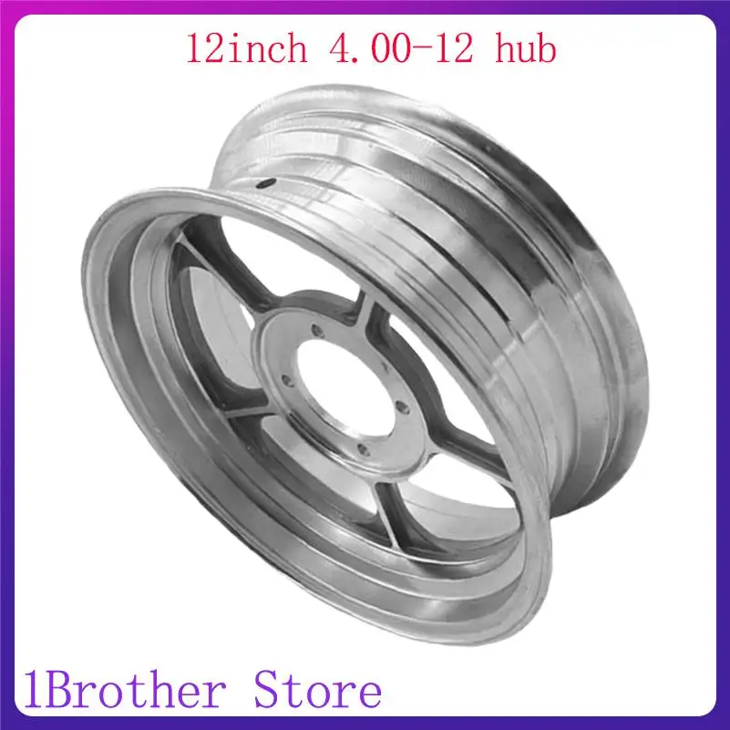 

Aluminum Alloy 12 Inch Vacuum rims for Motorcycle 4.00-12 Tire Modified Wheel Hub