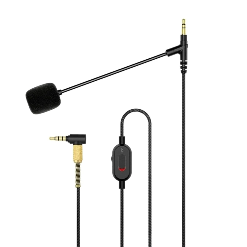 3.5mm to 3.5mm Cable with Boom Mic Volumes Control for 1000XM5 XM4 Headphones