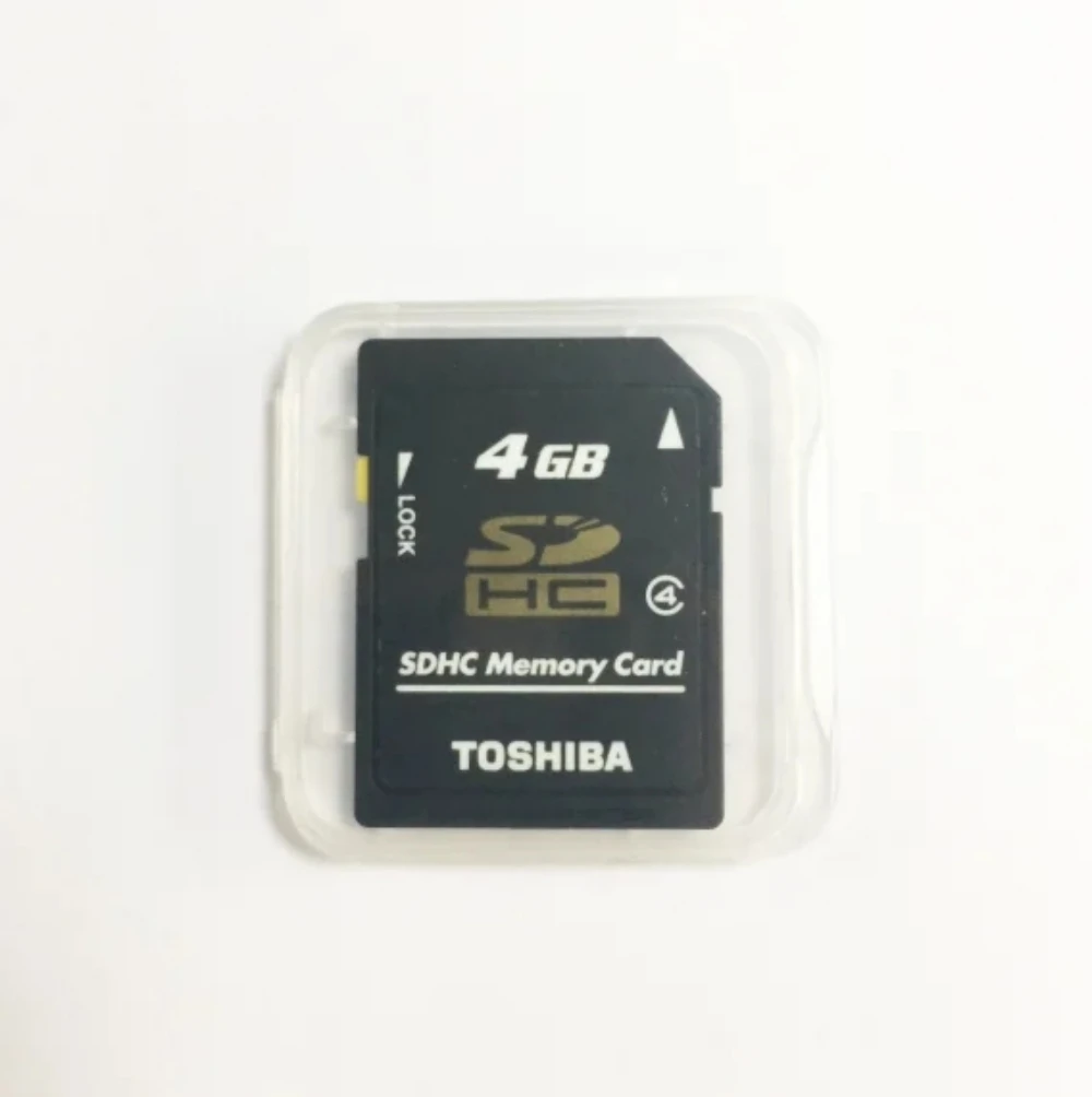95 new 5-10PCS/Toshiba 4GB SD Card SDHC Class 4 Flash Memory Card C4 P-SDHC4G4 Genuine High Speed Memory SD For Digital Cameras