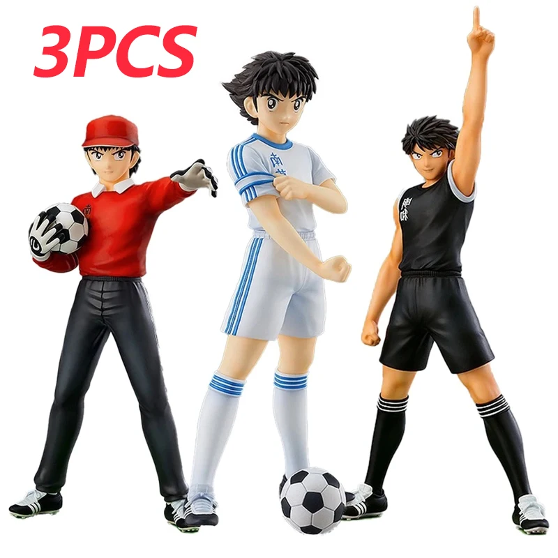 18cm Captain Tsubasa Anime Figure Ozora Tsubasa Action Figures Hyuuga Wakabayashi/ KojirouGenzou Figurine Collection Model Toys