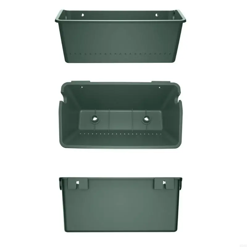 Kunststoff Wand Pflanzer Für Indoor Outdoor-Anlage Langlebige Lagerung Rack Platzsparende Dekorative Garten B03E – Detail 4