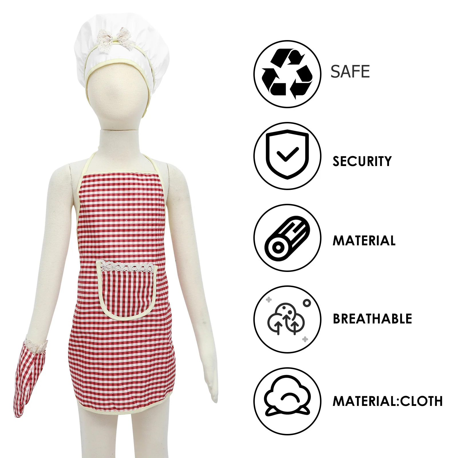 1 Zestaw Dziecięcych Narzędzi do Pieczenia Zestaw Kuchenny Materiał Drewno Interaktywna Edukacyjna Zabawa w Udawanie Ról Szefa Kuchni Przybory do Gotowania dla Dzieci