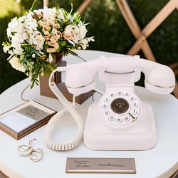 Cheeta Wedding Events Audio Manufacturer European Style Wedding Audio Guestbook Brass Metal Audio Guest Book Phone