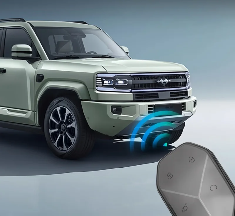 Transparent TPU Car Key Case for BYD Leopard 5/8 - Anti-Drop - Image 6