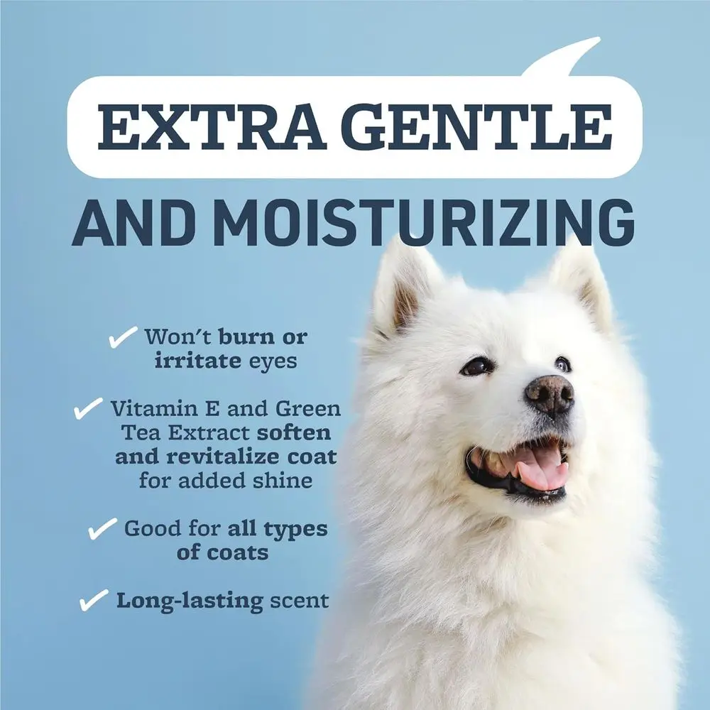 Smart Coat Complex Snow White Shampoo for Dogs and Cats, 128 Fl oz / 1 Gal – Gently Remove Stains & Yellowing Without Bleach/Per