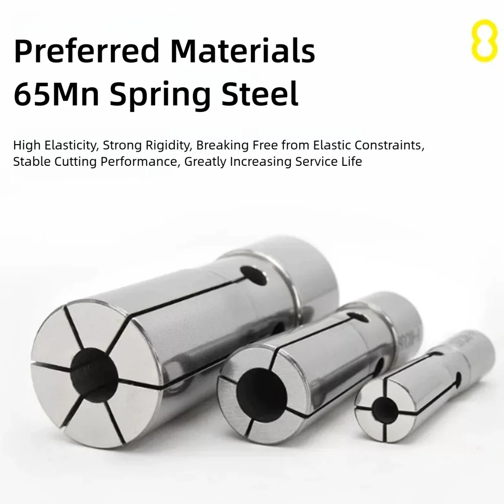 Precision Pull Back Collet SDC04 DC06 DC08 DC12 Thread Mini Drill Chuck Cutters 1/8 3.175mm Machining Tools Lathe Spring Clamp
