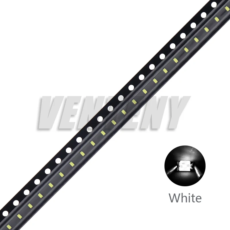 100pcs 0603 SMD LED Yellow Green White Red Blue Orange Warm White Pink Purple RGB Light Emitting Diode