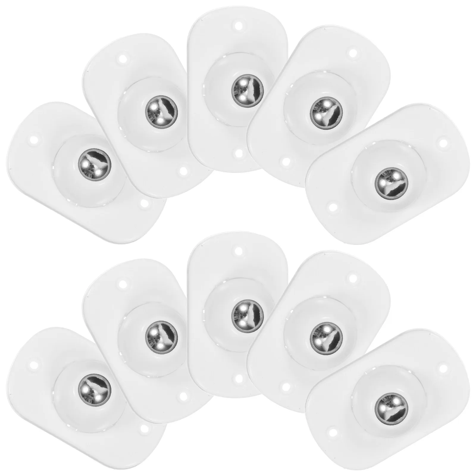 16Pcs Furniture Ball Bearing Caster Wheels Self Adhesive Mini Swivel Casters for Home Appliance Furniture Mobility Replacement