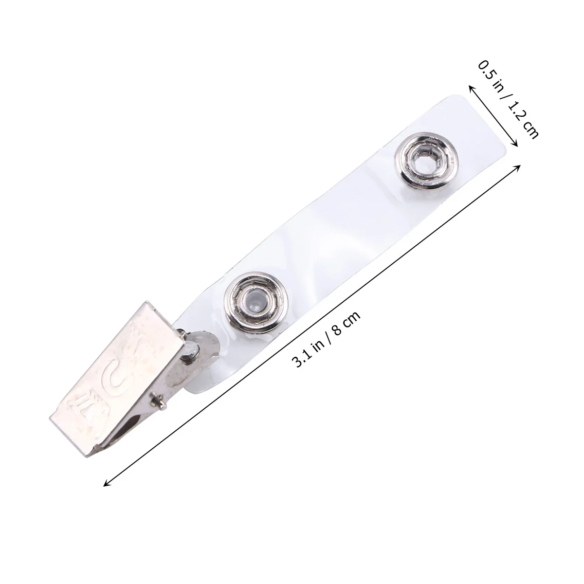 

100pcs Retractable Badge Reel Id Holder Rotatable Clip For Office Nurse Teacher Student Staff Key Card Name Tag Accessory Tool