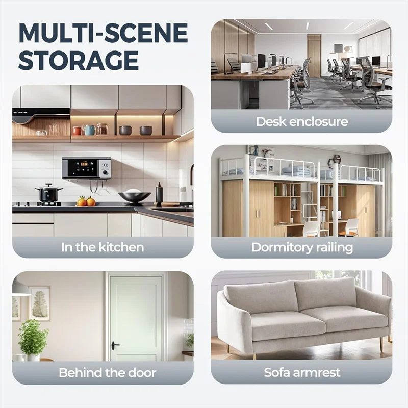 AT44-12Pcs 프리미엄 크롬 마감의 수건 걸이 주방, 욕실, 캐비닛용 원형 접착식 푸시 수건 걸이