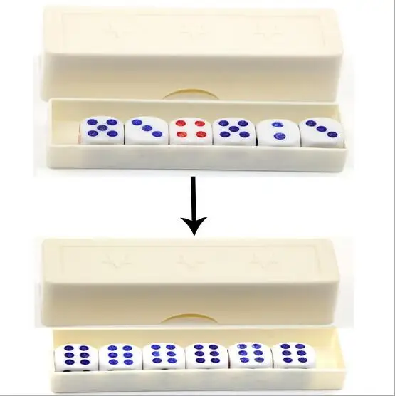 

Wonderful Magic Dice Flying Dice Dice Strange New Super Power Toy Magic Props YH374