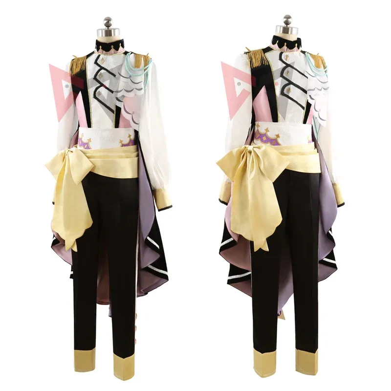 새로운 앙상블 별 Esupuri 코스프레 의상 셔츠 코트 바지 허리띠 세트 게임 파티 맞춤 제작