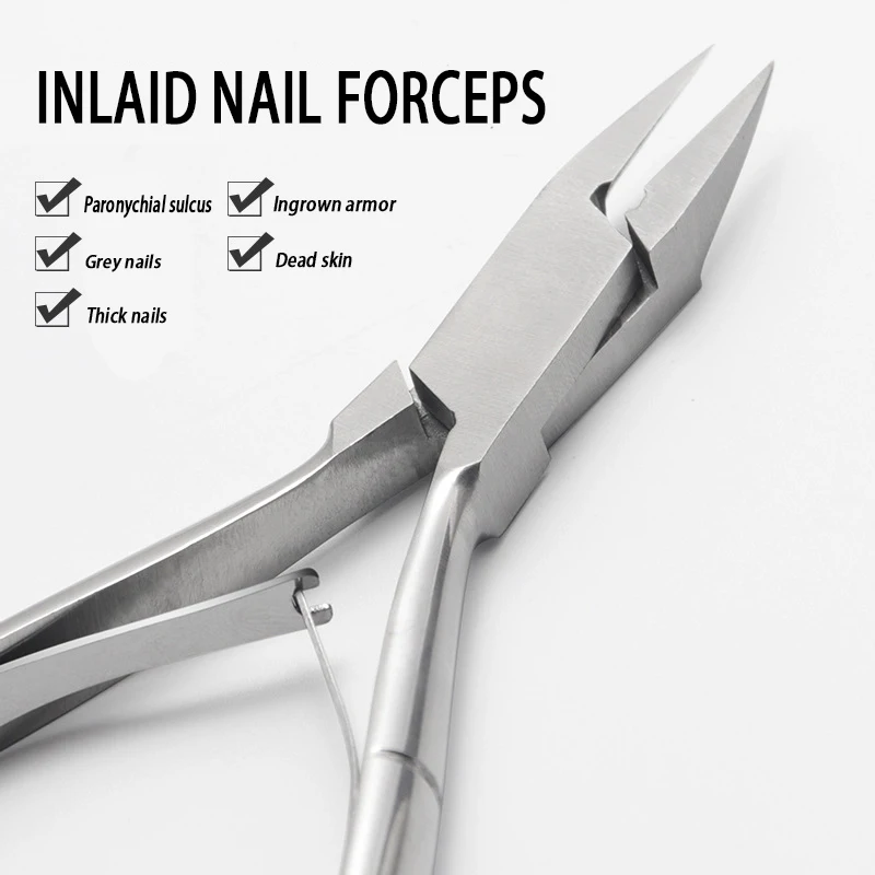 Zehennagel Eingewachsene Nail art Nagelhautzange Clipper Kantenschneider Maniküre Schere Zange Werkzeug Pediküre Dead Skin Remover Nagelknipser