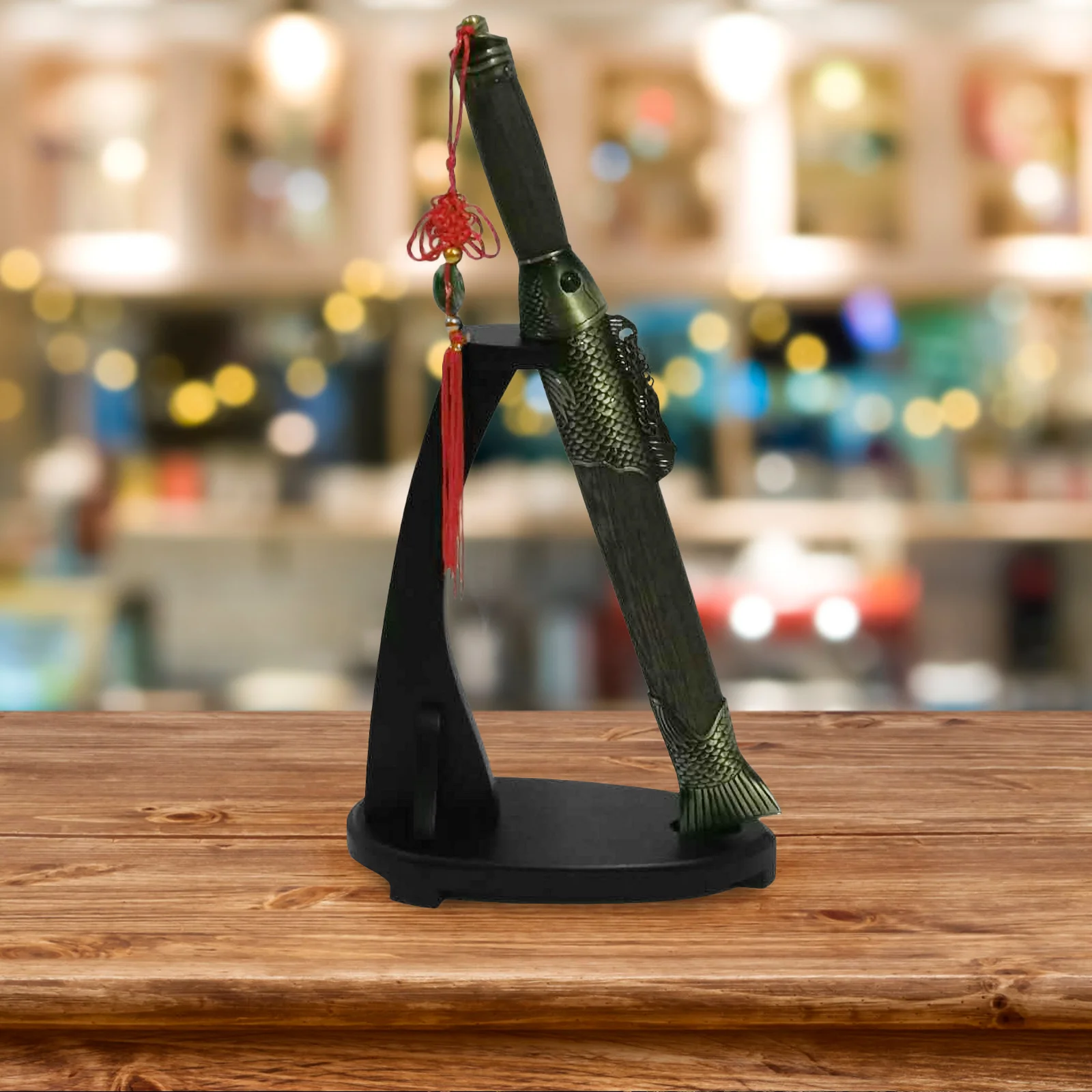 

Plastic Vertical Sword Stand Stable Swords Display Holder for Desktop Room Storage Sword Organizer Rack Swords Display Stand