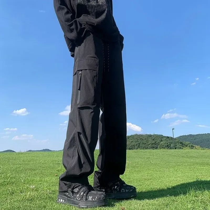 

Charge pants men's summer thin design niche functional work pants casual outdoor hiking pants