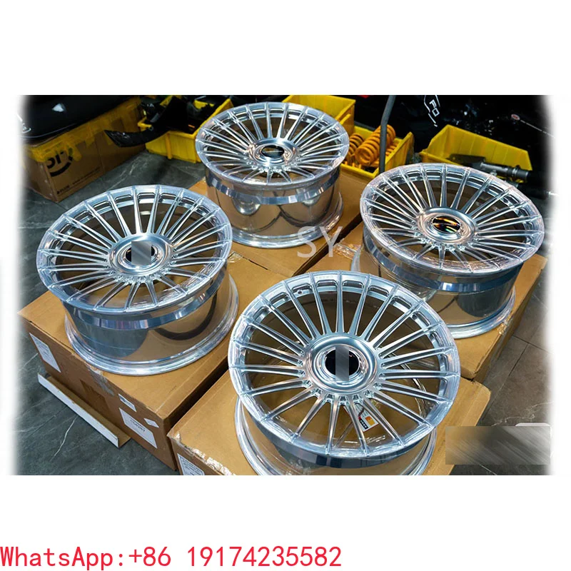 

6x139.7 5x112 5x120 5x114.3 5x1143 17 18 19 20 Inch Deep Dish Concave Chrome Polish Car Alloys Forged Rims Wheels for Vos-en S17