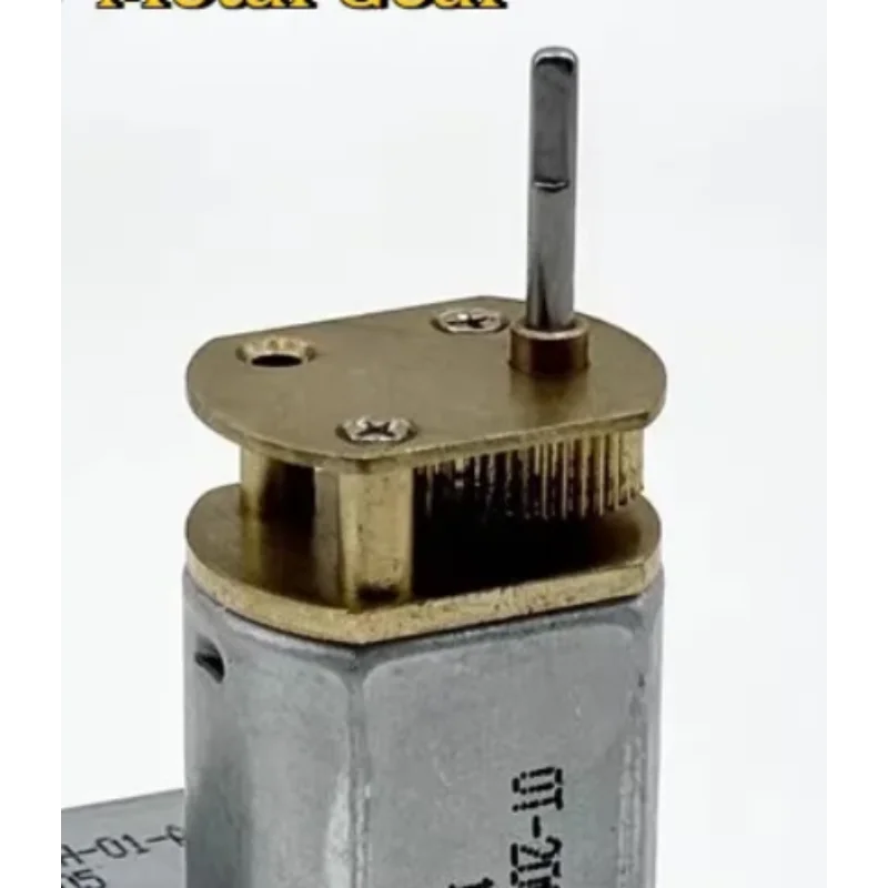 Mini 20GB-180 01 Metal Gear Motor DC 3V 3.7V 5V 9000RPM D Axis 20.4mm*15.4mm Pure Copper Gearbox DIY Toy Smart Car Robot Model