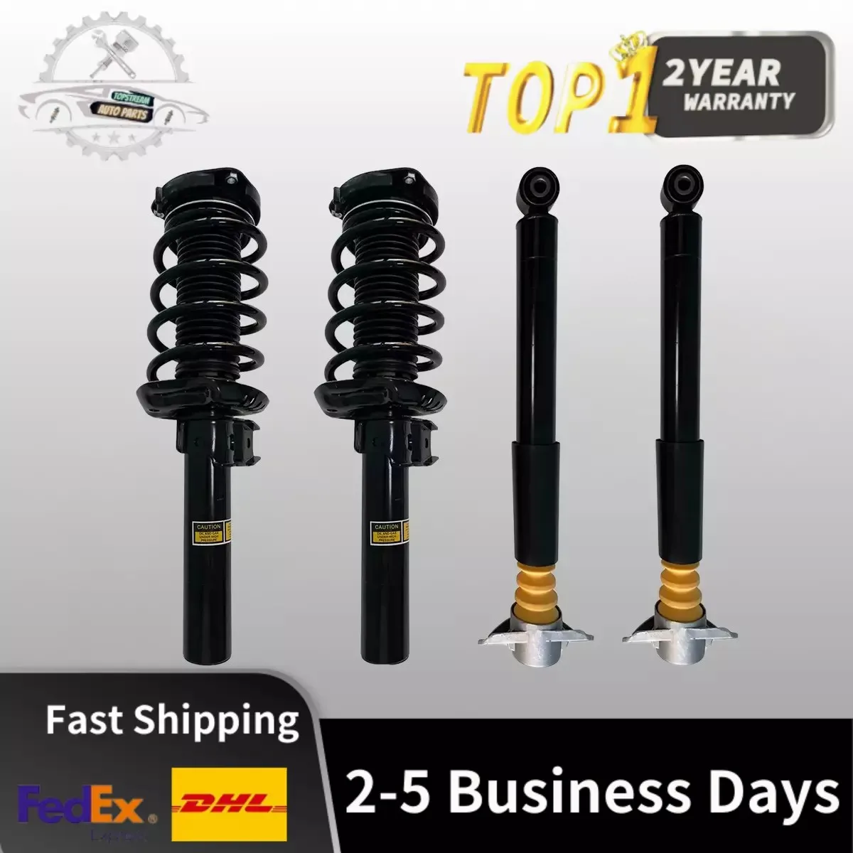 

4Pcs Front Rear Shock Struts Assys w/MagneRide Fit Audi TT TTS TTRS Quattro FWD