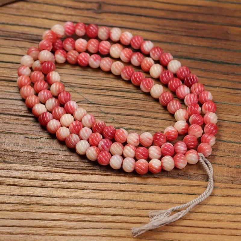 tibetan-blood-108-semi-finished-products-ornament-bone-pumpkin-beads-necklace
