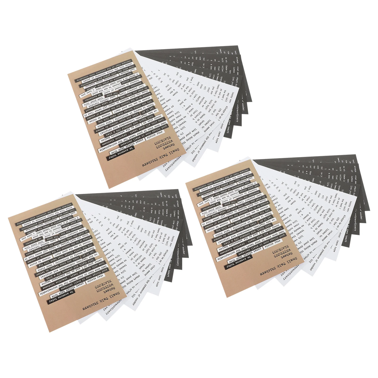 

24 Sheets Inspirational Words Stickers Scrapbooking DIY Positive Sayings Diary Decals Stationery Decorative Paper Stickers