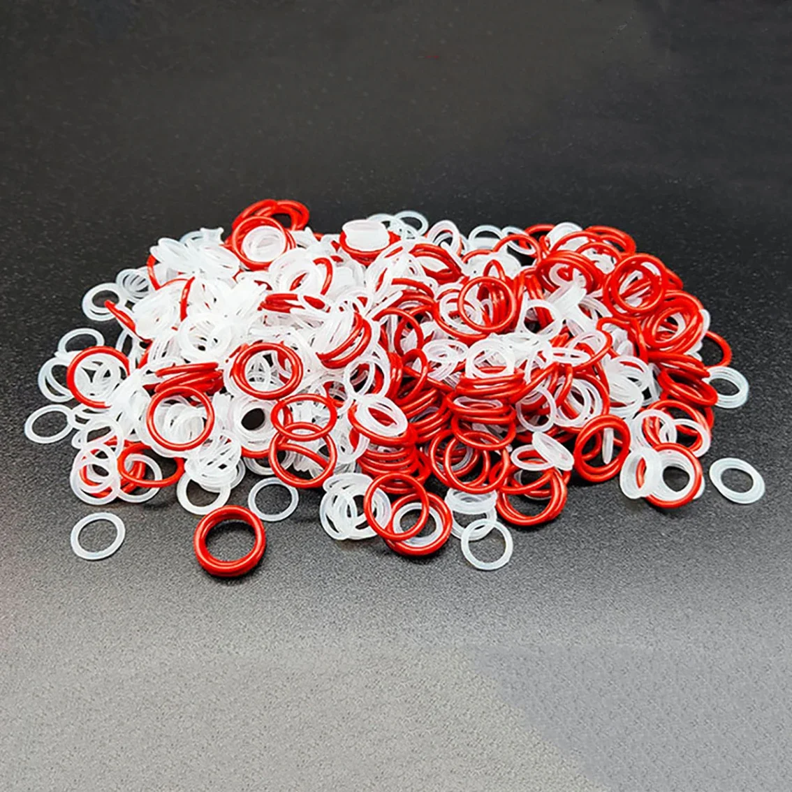 100Pcs O Ring Insulated Silica Gel Seal Washer Red/white Outside Diameter 10/11/12/13/14/15/16/17/18/19/20/21x3mm