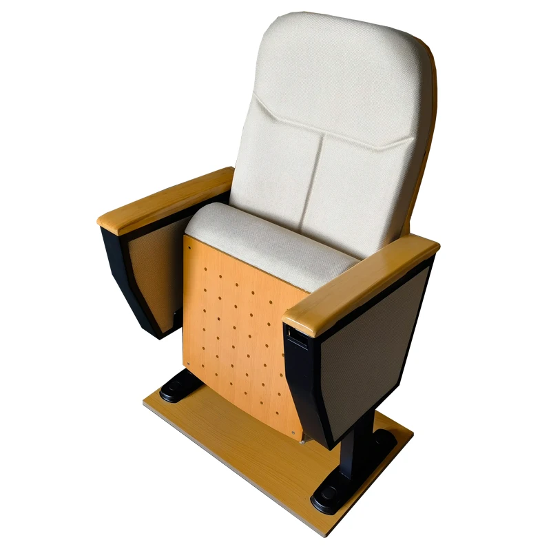 Hot Sale Furniture Standard Seat Size Pews 3d Cinema Theater Conference Auditorium Chair Seat With Table