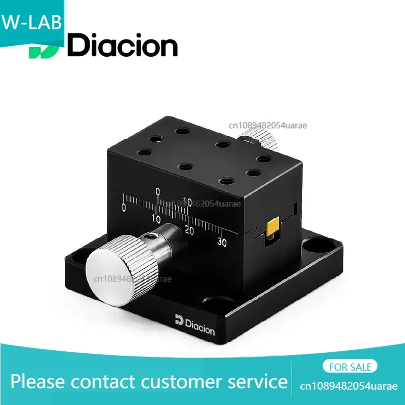 Diacion WLX25-42 X-Axis Standard Dovetail Stage Long Travel Distance Manual Align Lab Testing Optics Instrument 1 Year