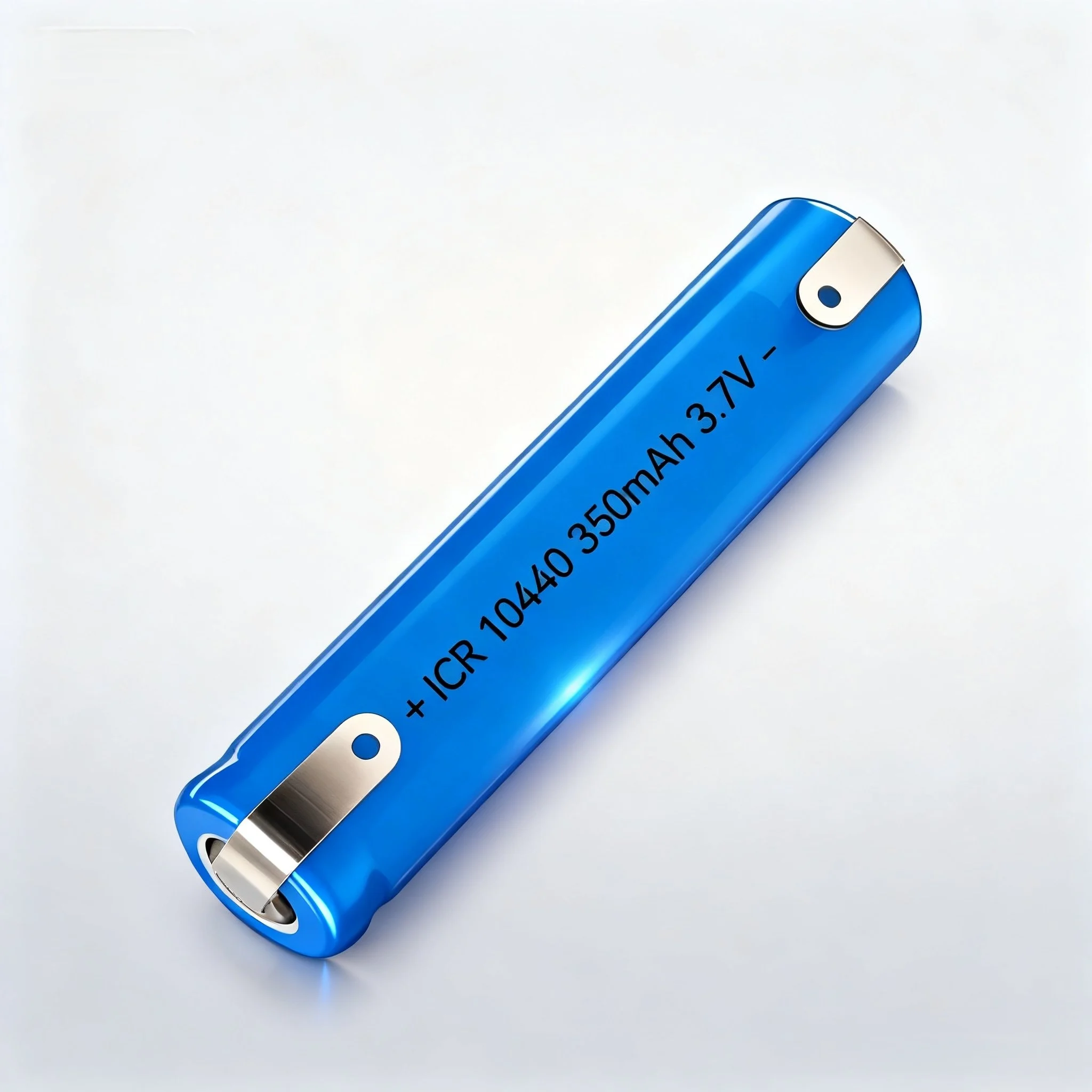 10440 3.7V 350mAh Rechargeable Lithium Battery with Solder Tabs for Electric Toothbrush Shaver Juicer Microphone Flashlight Toy