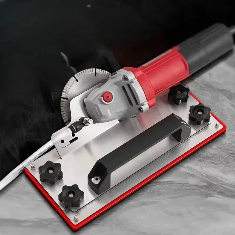Easy Operate Chamfer 45° Angle Ceramic Tile Chamfering Bracket 100-Type Angle Grinder Corner Cutting Bracket DIY Auxiliary Tools
