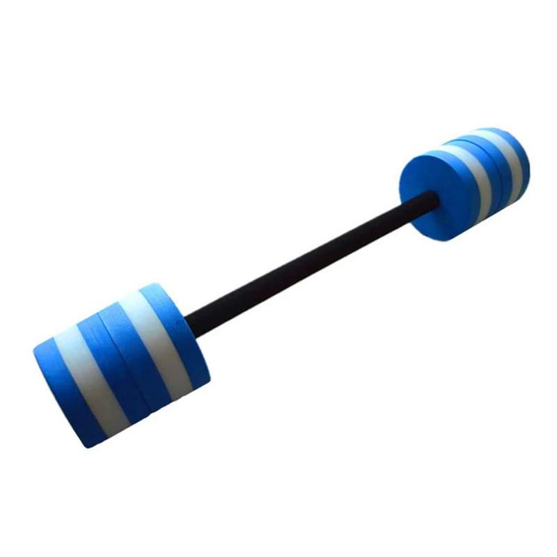 1PC Floating Swim Gym Dumbbell Toy Water Weight Aerobics Fitness Pool Water Swimming 27/57CM Long EVA Foam Aquatics Dumbbell