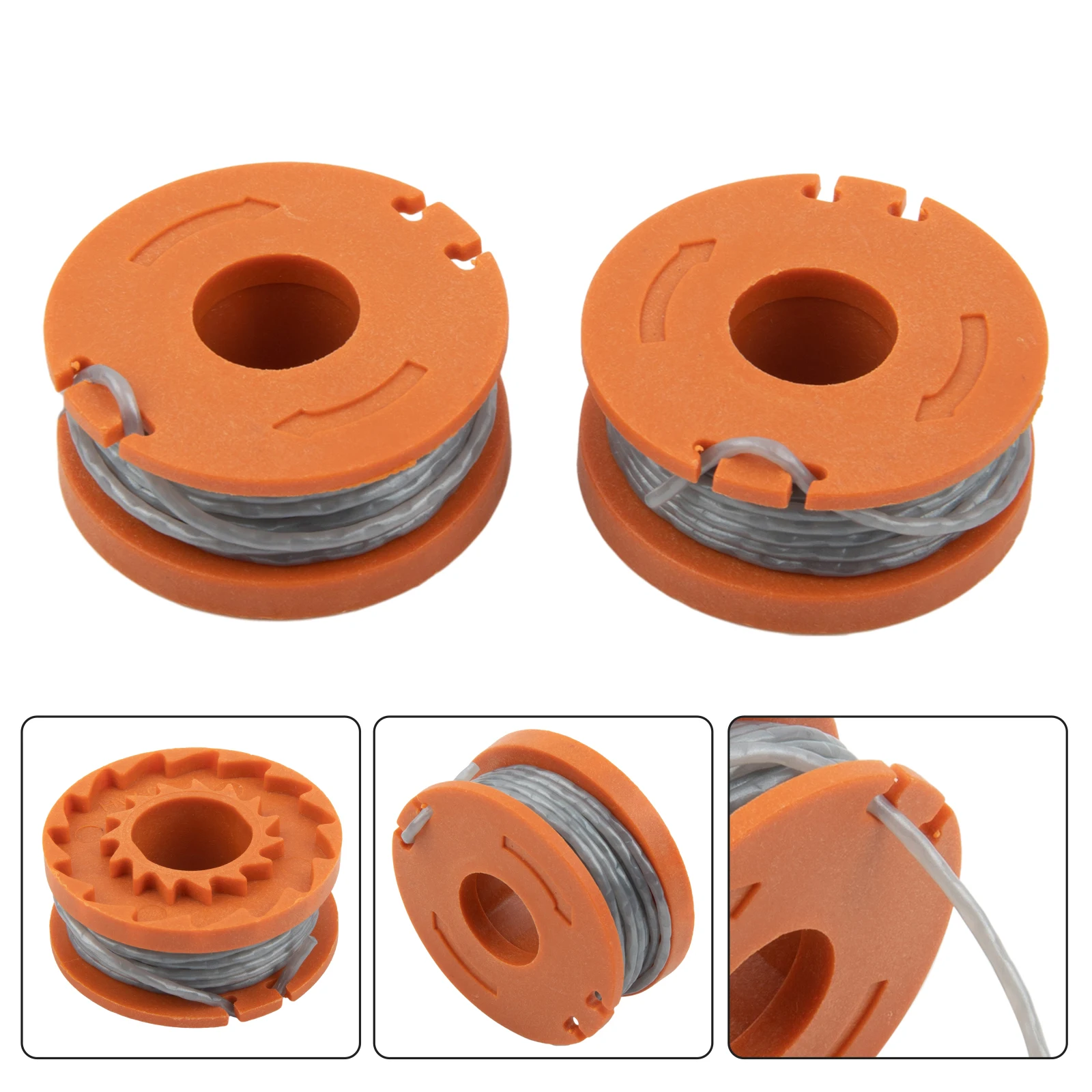 Spool & Line for N0F-GT-300/20-E Trimmer with Auto Cord Supply & Tool-Free Change, 4m 1.3mm Cutting Line for Hard-to-Reach Areas