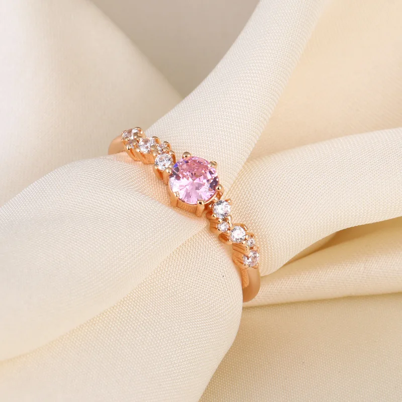 

18K Gold Plated Diamond Starry Sky Ring for Women - Adjustable Open Band, Luxury Fashion Jewelry, Gift for Her