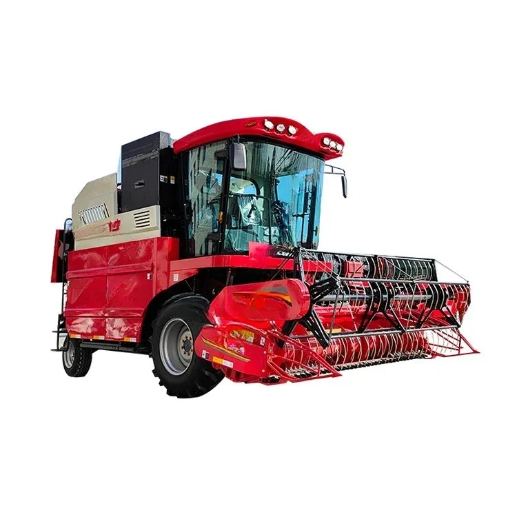 Wholesale High Quality Self-propelled Wheat Combine Harvester With Reversing Radar