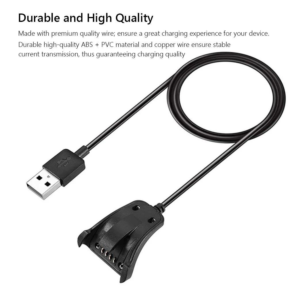 

USB Charging Cable Smart Watch Chargers Dock for TomTom Spark Runner2/3/Spark 3