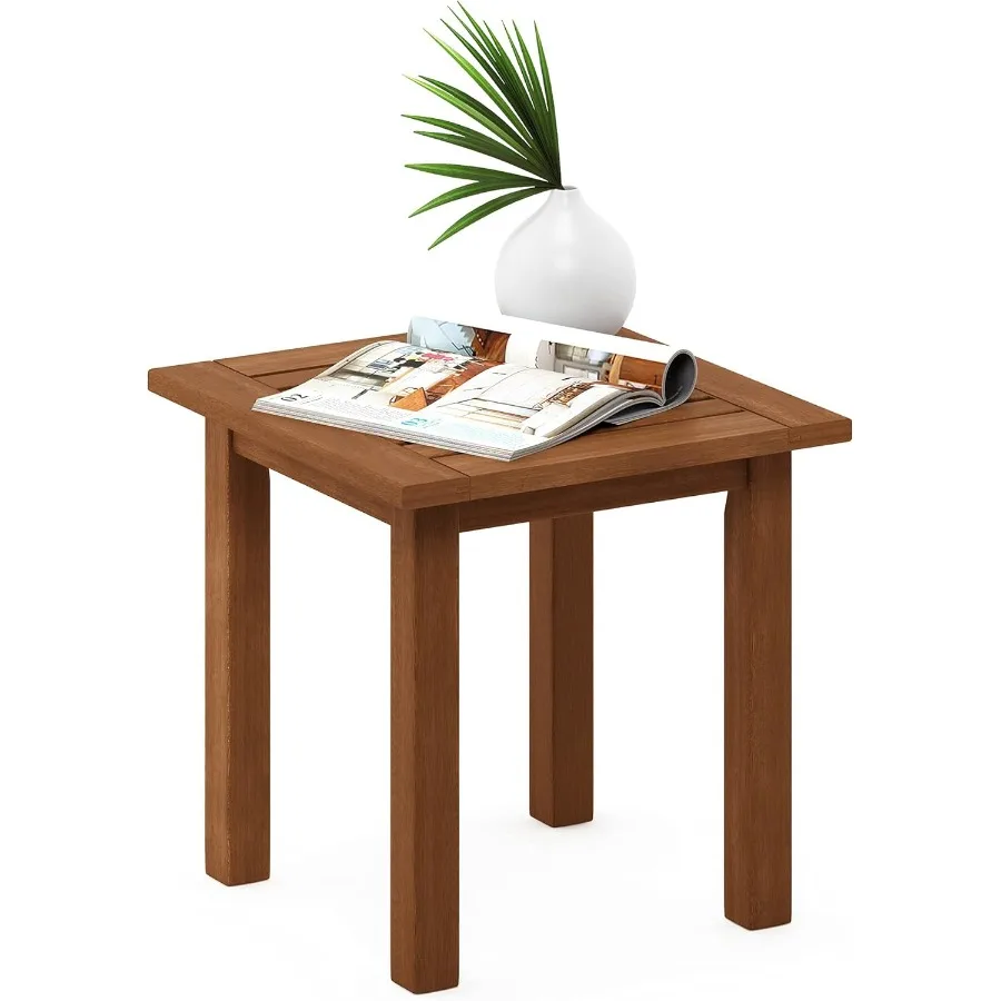 

FG18506 Tioman Hardwood Patio Furniture Outdoor End Table Natural