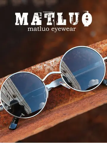 Metal Steam Punk Style Sun Glasses Steampunk Fashion Men Retro Round Sunglasses