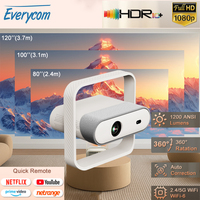 Everycom SKY-Z7 Projector HDR10+ Full HD 1080P 4K 1200ANSI Lumens BT WiFi6 Auto Focus Portabe Home Outdoor Smart Beamer